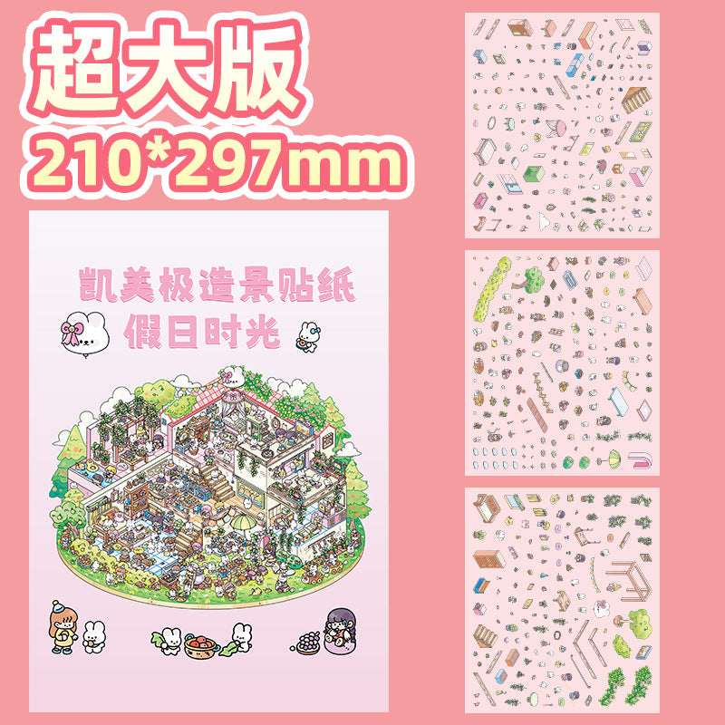 Holiday Time DIY Scenery Storage Stickers – Perfect for Journal & DIY Decor