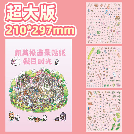 Holiday Time DIY Scenery Storage Stickers – Perfect for Journal & DIY Decor