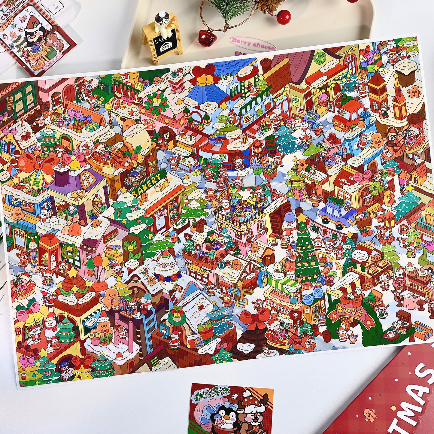 Grindelwald Christmas Night DIY Scenery Stickers – Aesthetic Winter Xmas Decor