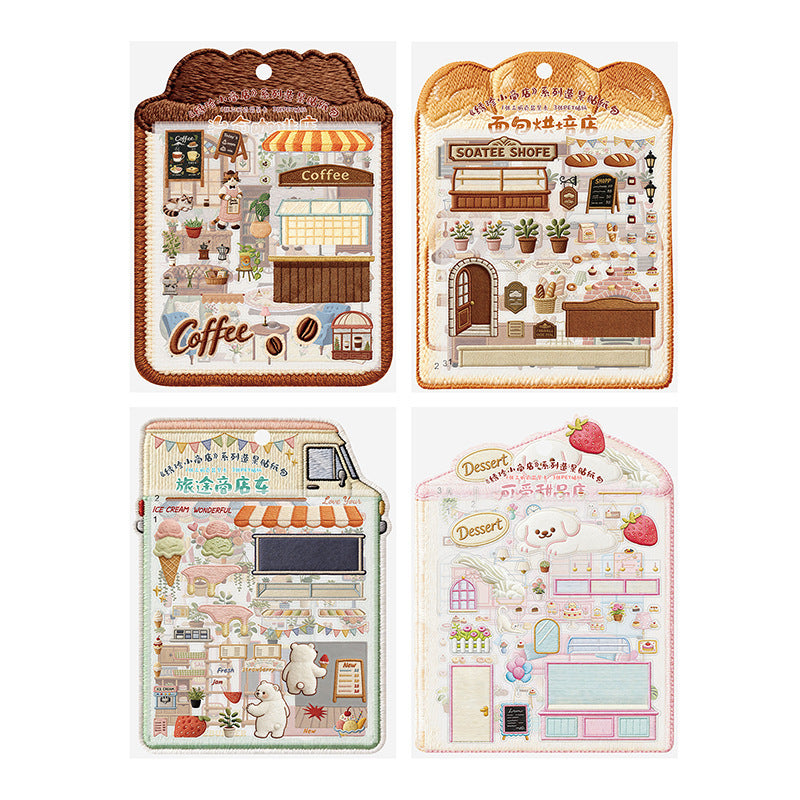 JoyCraft Haven XiuZhen Spring Series Cute Pet Fun DIY Journal Stress-Relief Scenery Sticker Pack