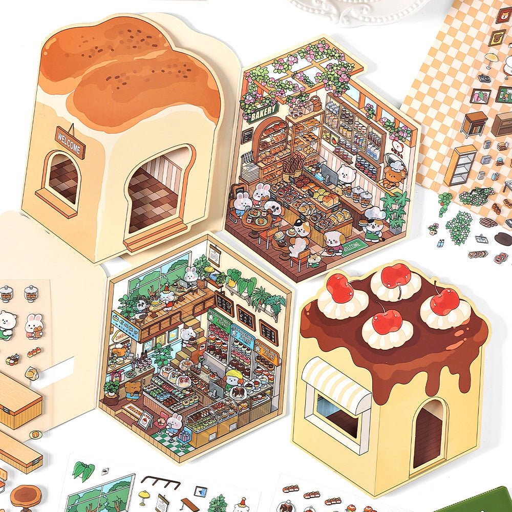 PET Scenery Stickers, Open For Business Vol.5, Fun DIY Decor Landscape Stickers